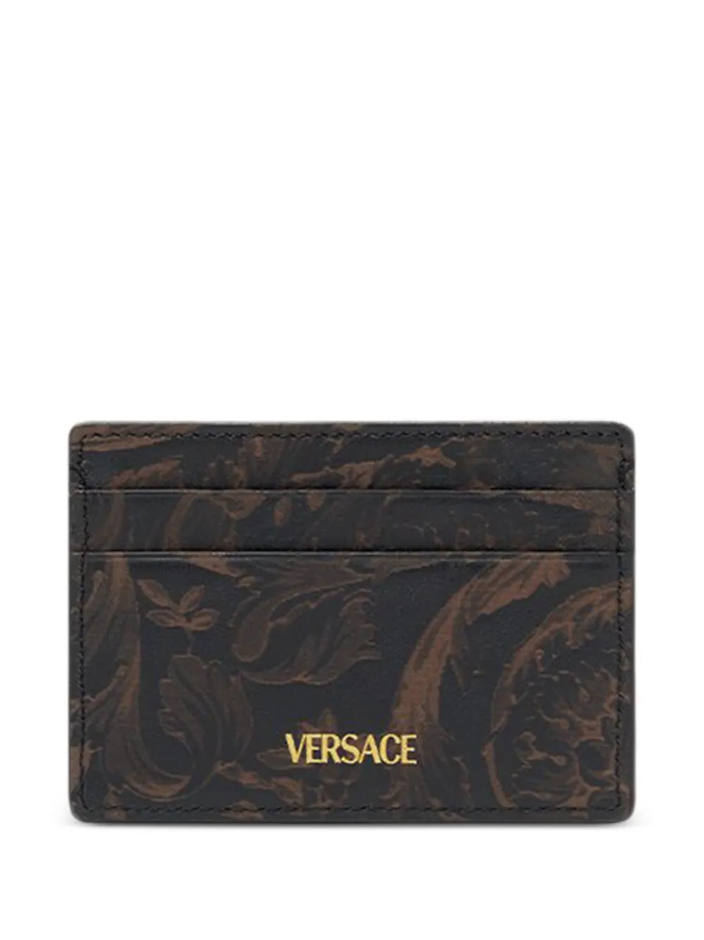 Versace Pasjeshouder met Medusa-print Zwart