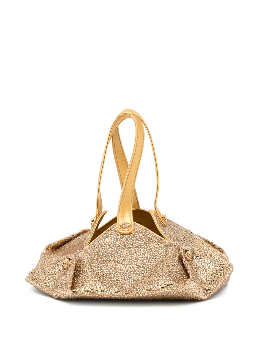 Versace Protea mini-shopper Geel