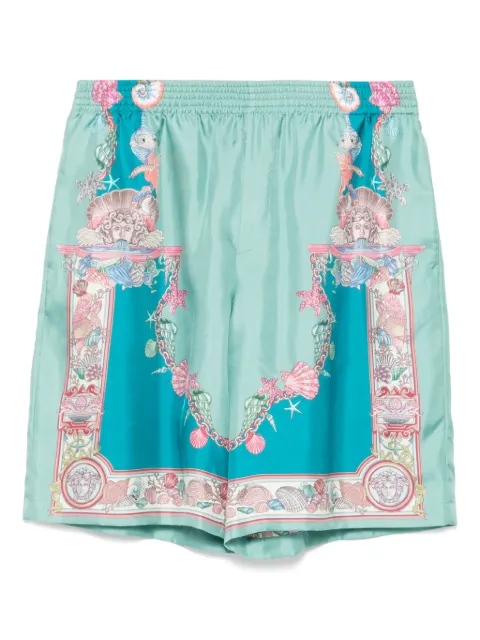 Versace coral theatre shorts