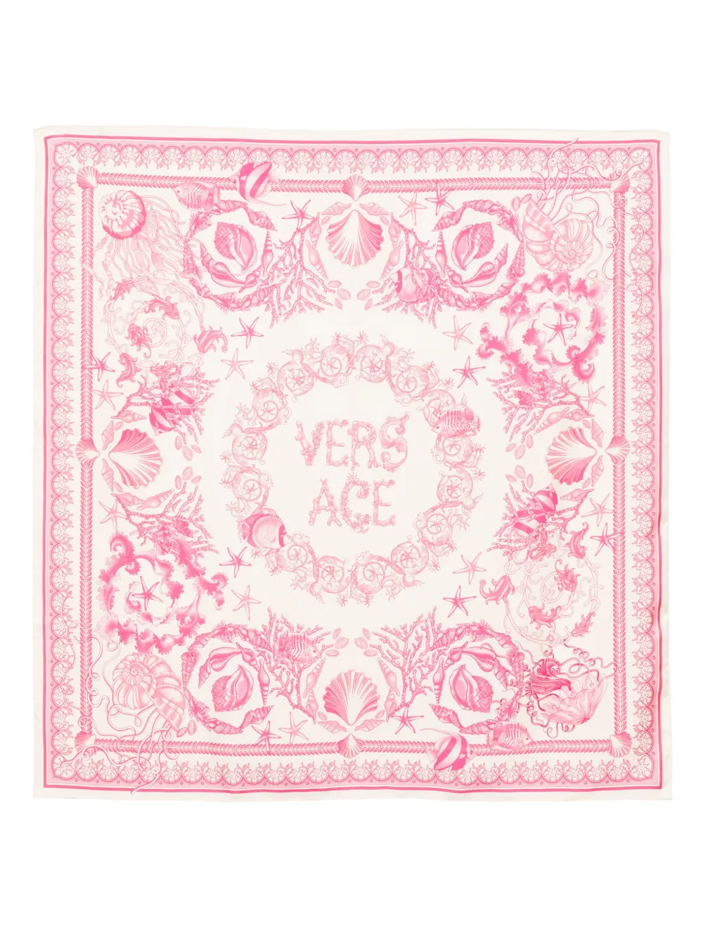 Versace Underwater Barocco sjaal Roze