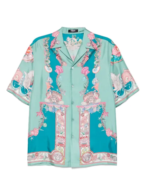 Versace coral theatre shirt