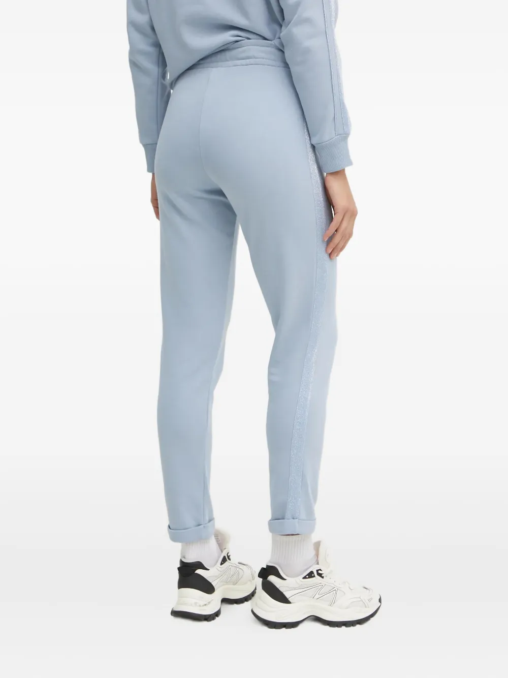 Luisa Spagnoli Drawstring-waist Track Pants In Blue
