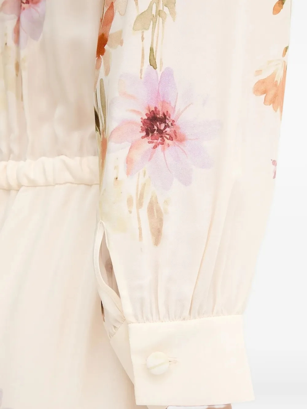 Luisa Spagnoli Floral-print Buttoned Maxi Dress In Multi