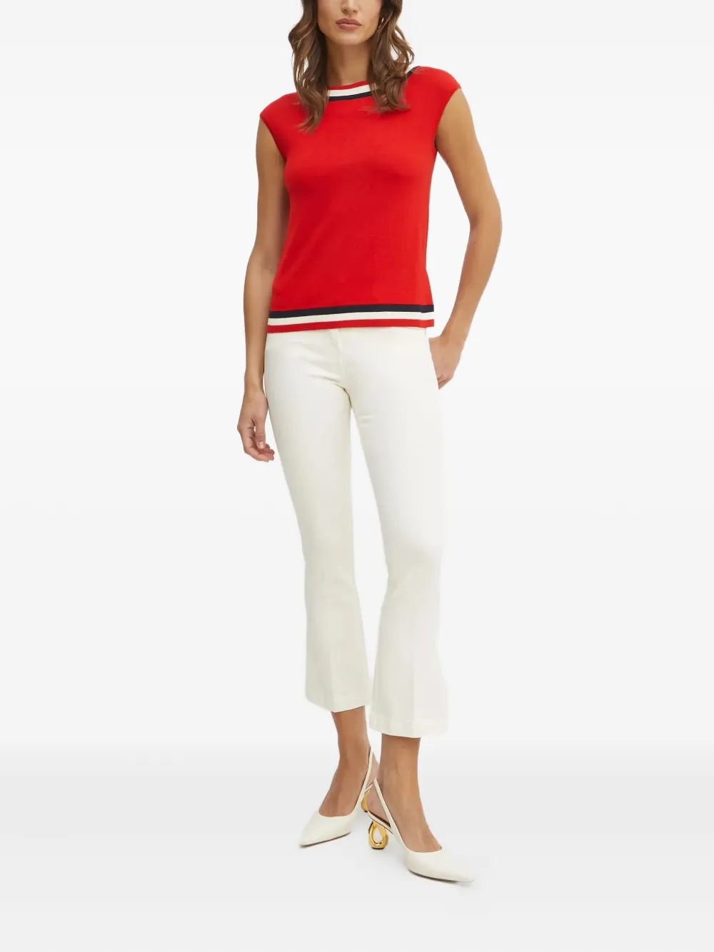 LUISA SPAGNOLI Flared jeans - Wit