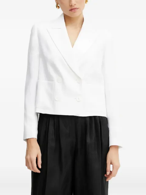 LUISA SPAGNOLI double-breasted cropped jacket 