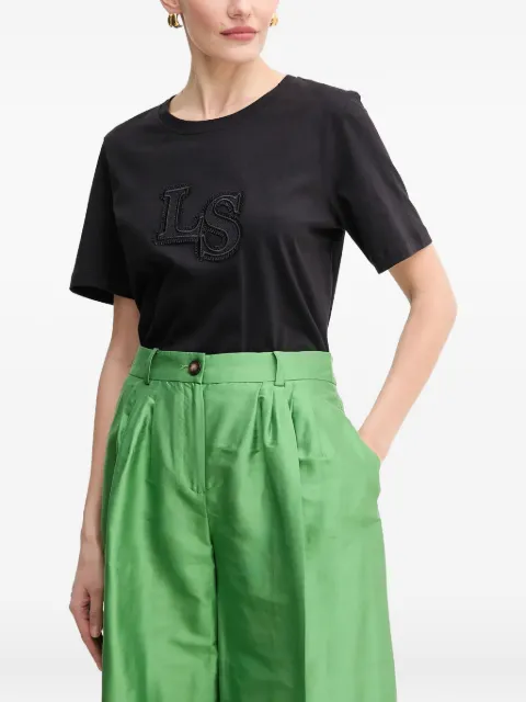 LUISA SPAGNOLI embroidered-logo T-shirt