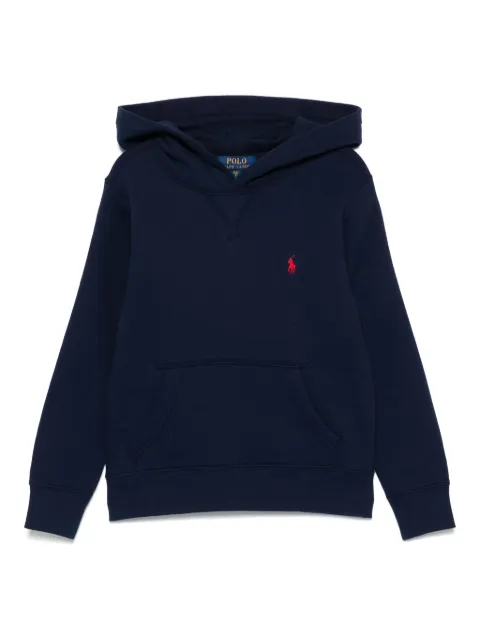 POLO RALPH LAUREN KIDS logo-embroidered hoodie