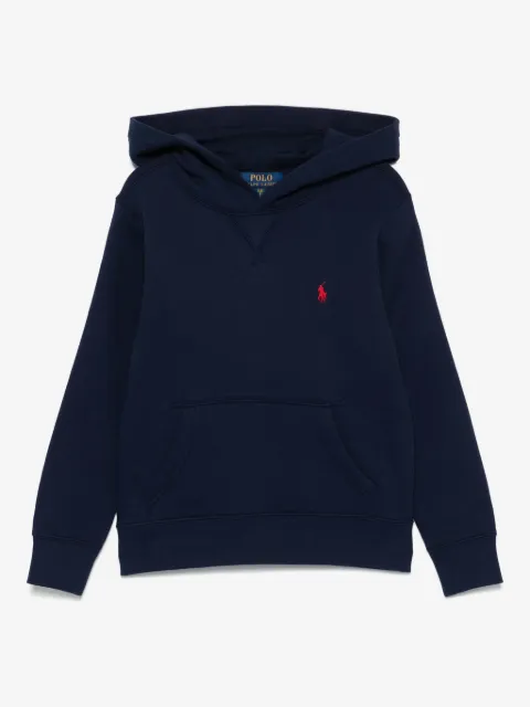 POLO RALPH LAUREN KIDS logo-embroidered hoodie