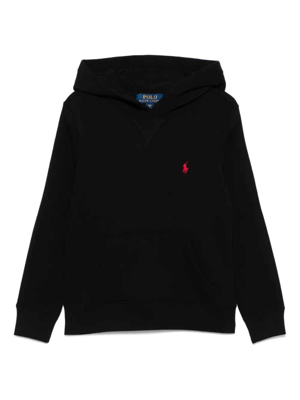 POLO RALPH LAUREN KIDS Hoodie met geborduurd logo Zwart