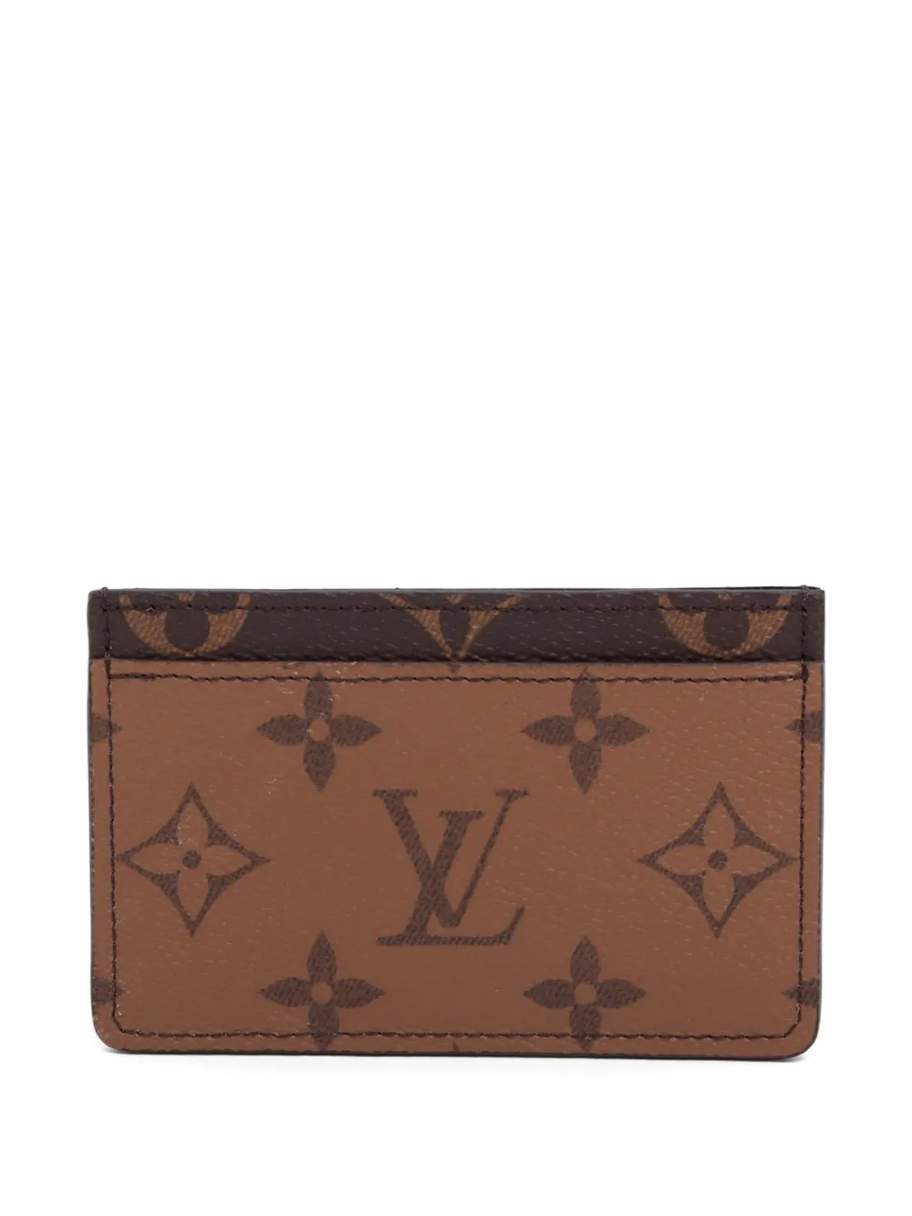 Louis Vuitton Pre-Owned 2020-2024 Reverse Monogram card handle | marrón | Image 1