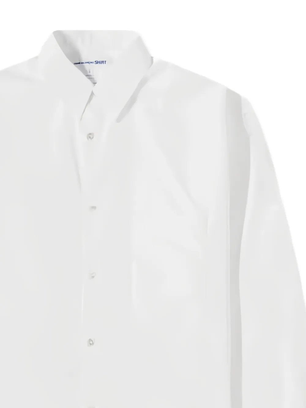 Comme Des Garçons Shirt Popeline overhemd Wit