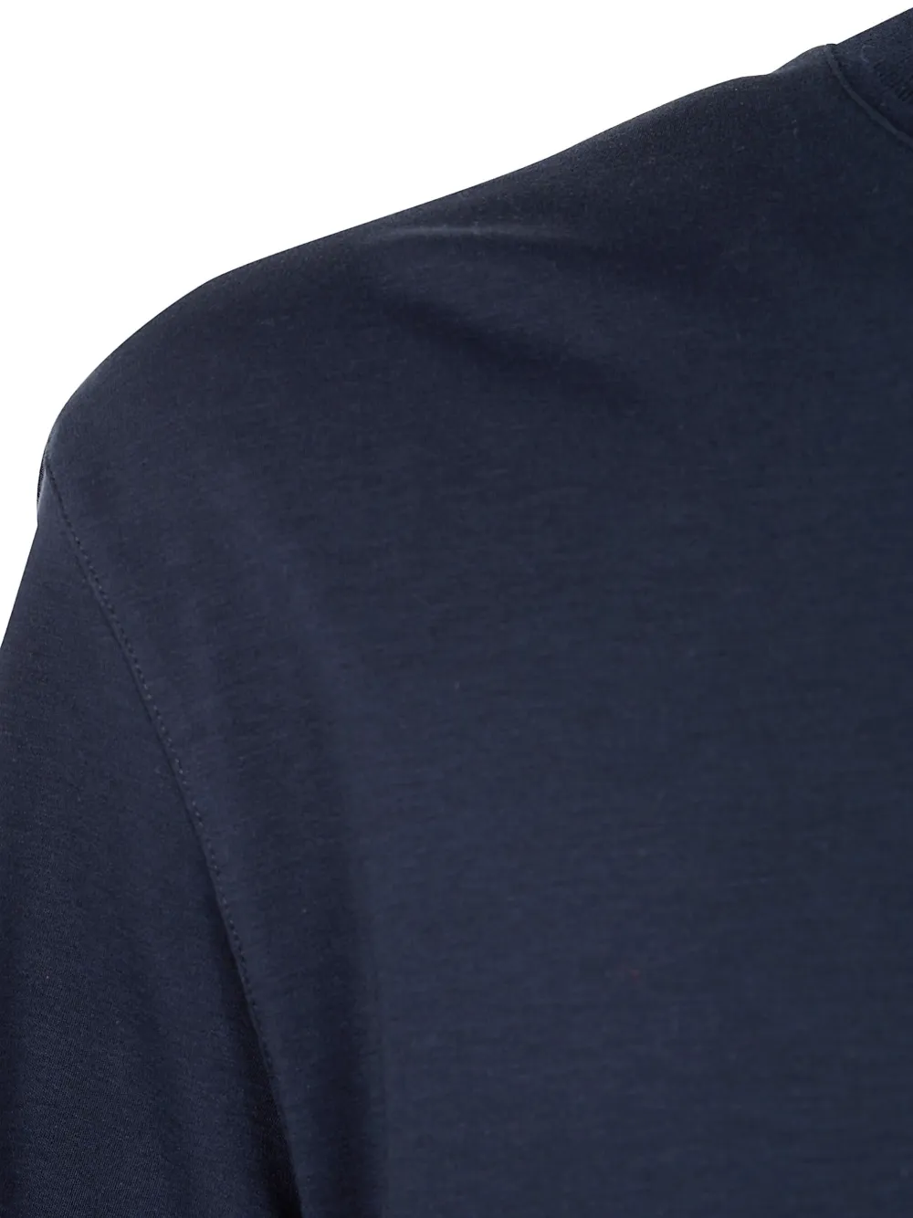 Zegna T-shirt met ronde hals Blauw