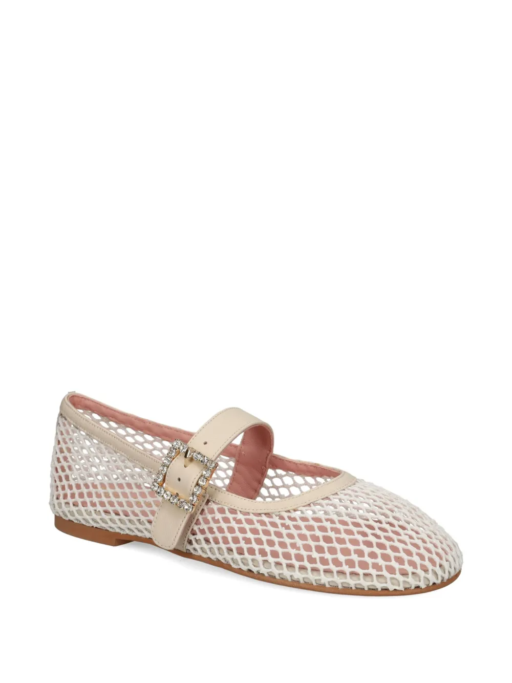 Pretty Ballerinas Georgia mesh ballet flats - Beige