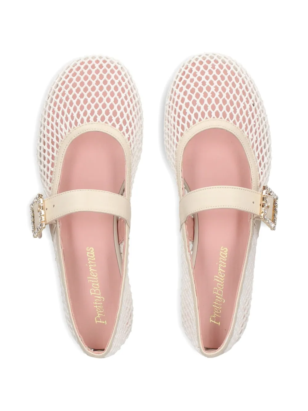 Pretty Ballerinas Georgia mesh ballet flats Neutrals
