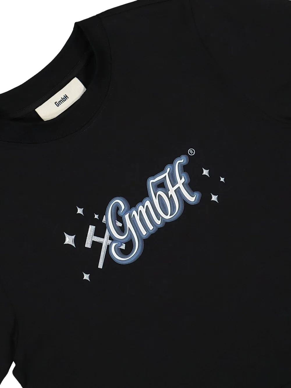 GMBH LOGO-PRINT CROPPED T-SHIRT