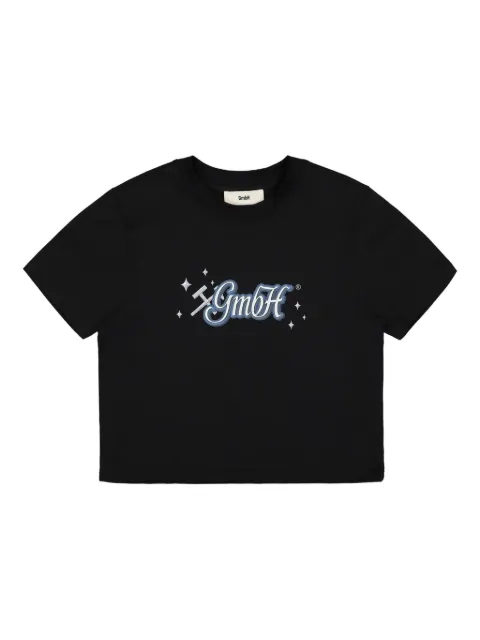 GmbH logo-print cropped T-shirt 