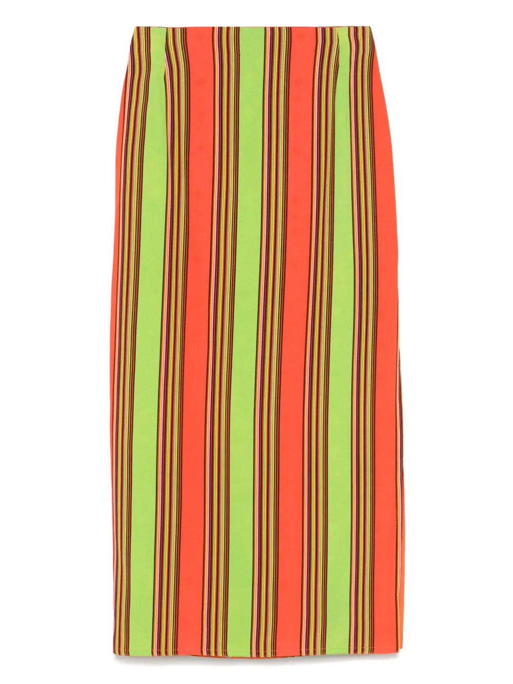 Versace Pre-Owned jupe mi-longue à design froncé (années 2000) | vert | Image 1