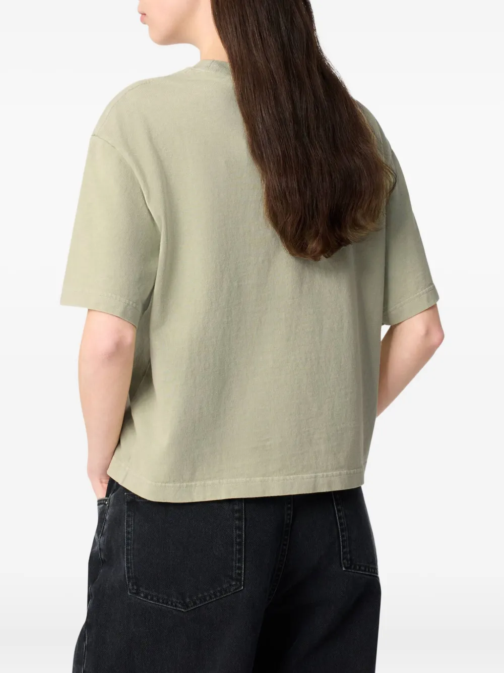Axel Arigato T-shirt met logoprint Groen