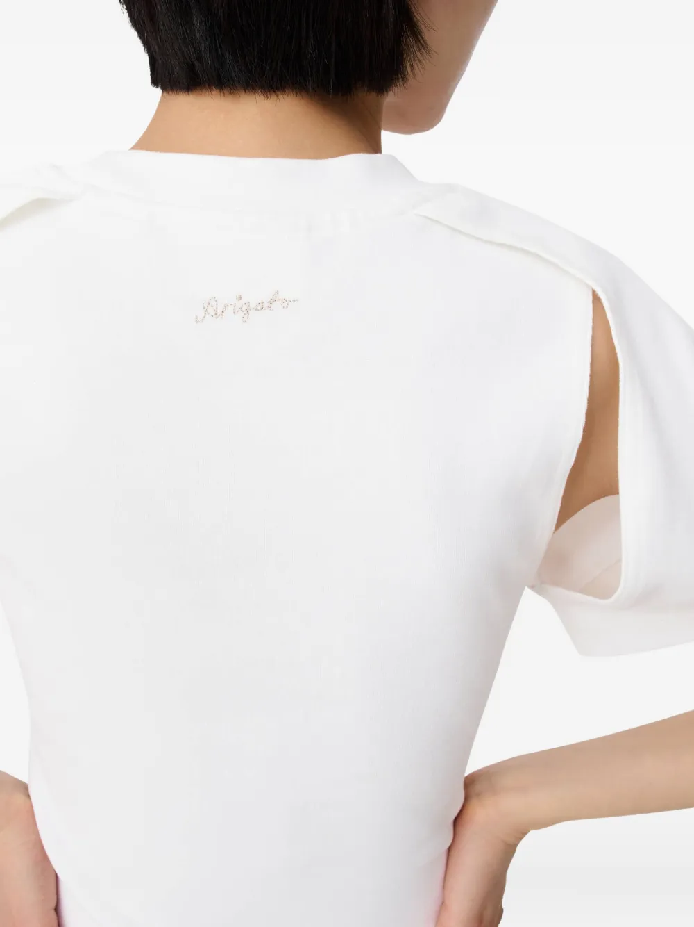 Axel Arigato Uitgesneden T-shirt Wit