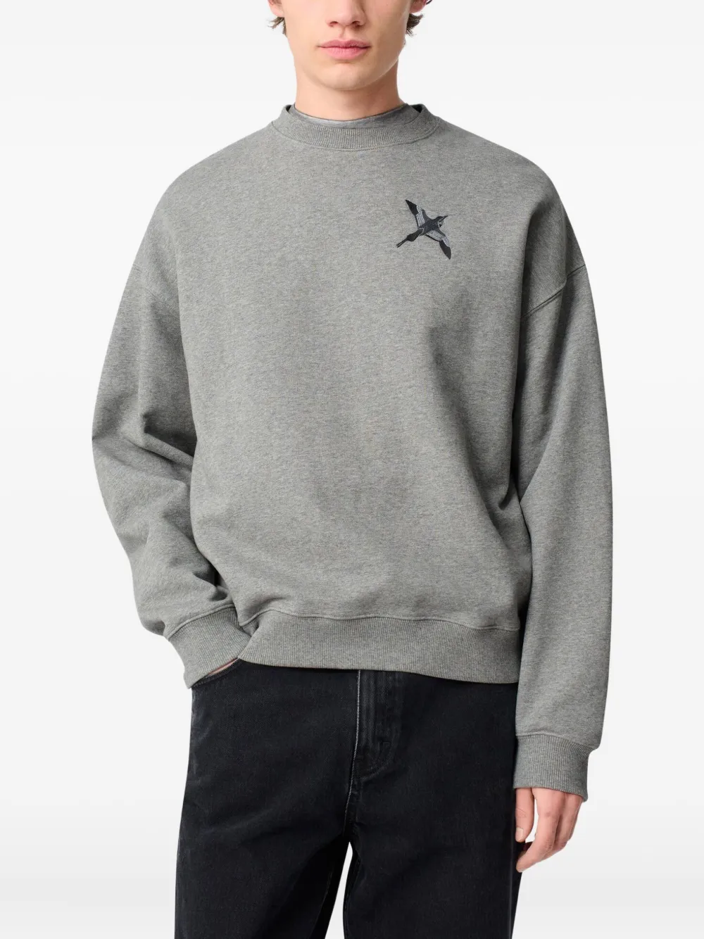 Axel Arigato Micro Bee Bird sweater Grijs