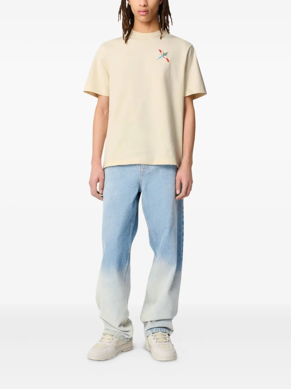 Axel Arigato Micro Bee Bird T-shirt - Beige