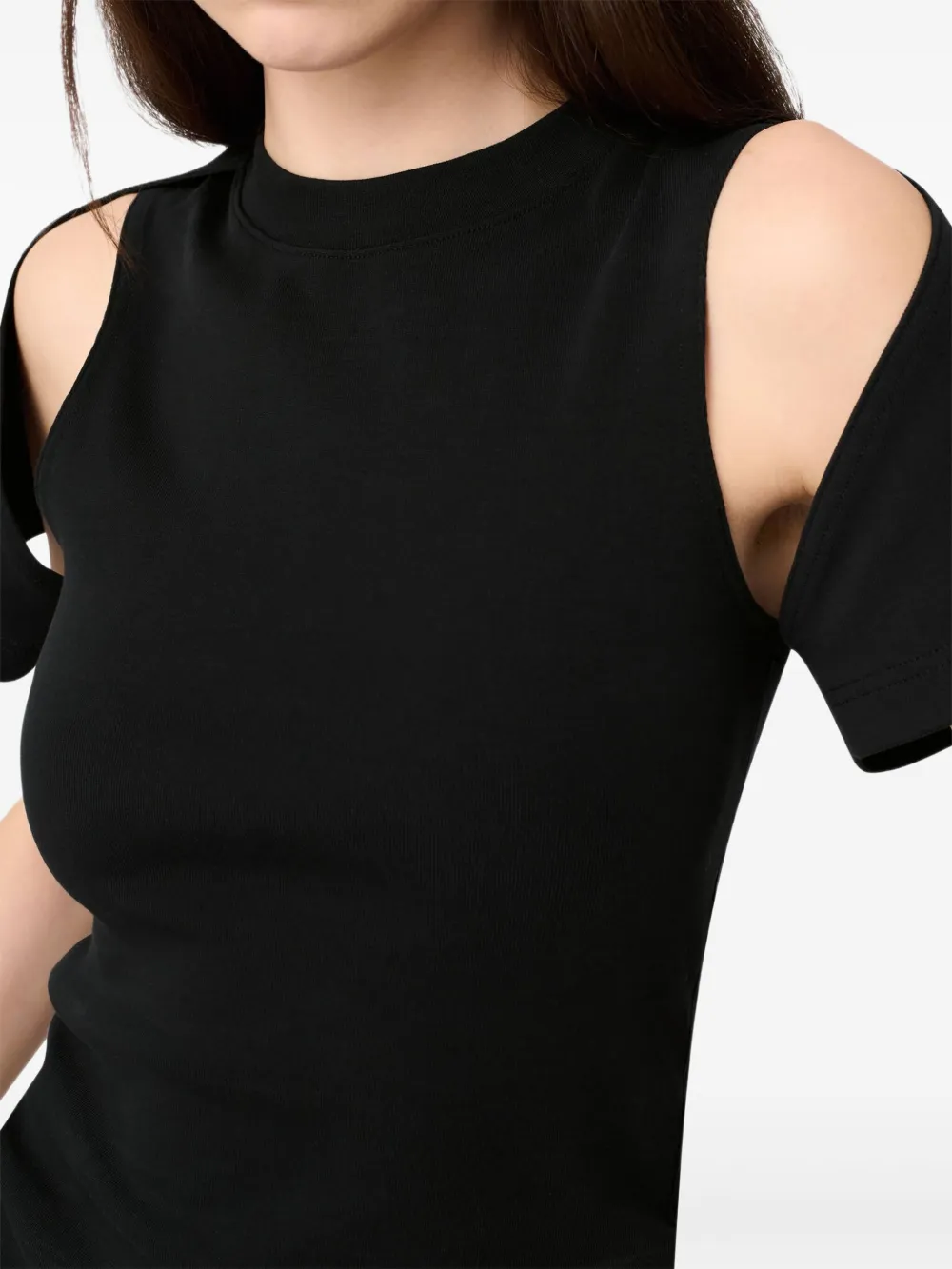 Axel Arigato T-shirt met uitgesneden details Zwart