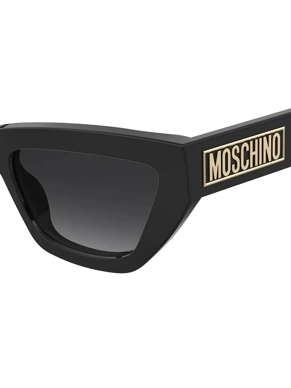 Moschino Eyewear Zonnebril met cat-eye montuur Zwart