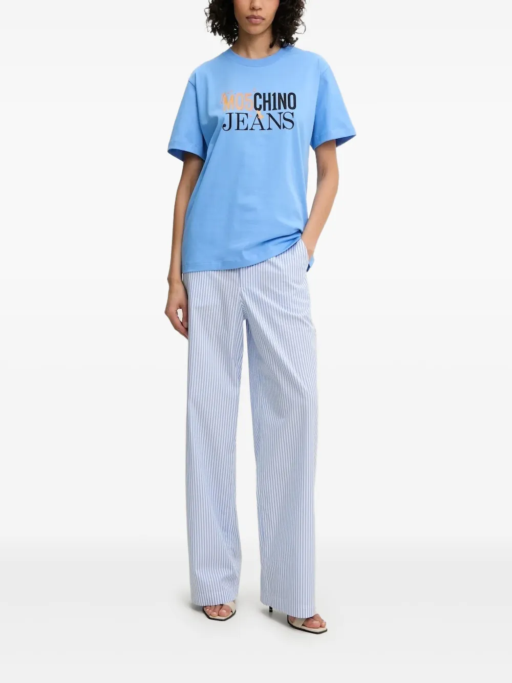 MOSCHINO JEANS logo T-shirt | Blue | Image 1
