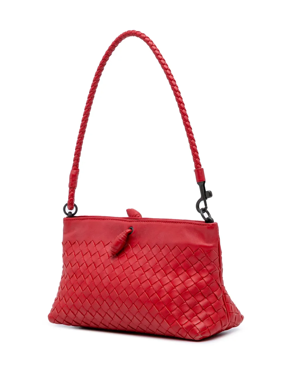 Pre-owned Bottega Veneta 2012-2024 Leather Intrecciato Shoulder Bag