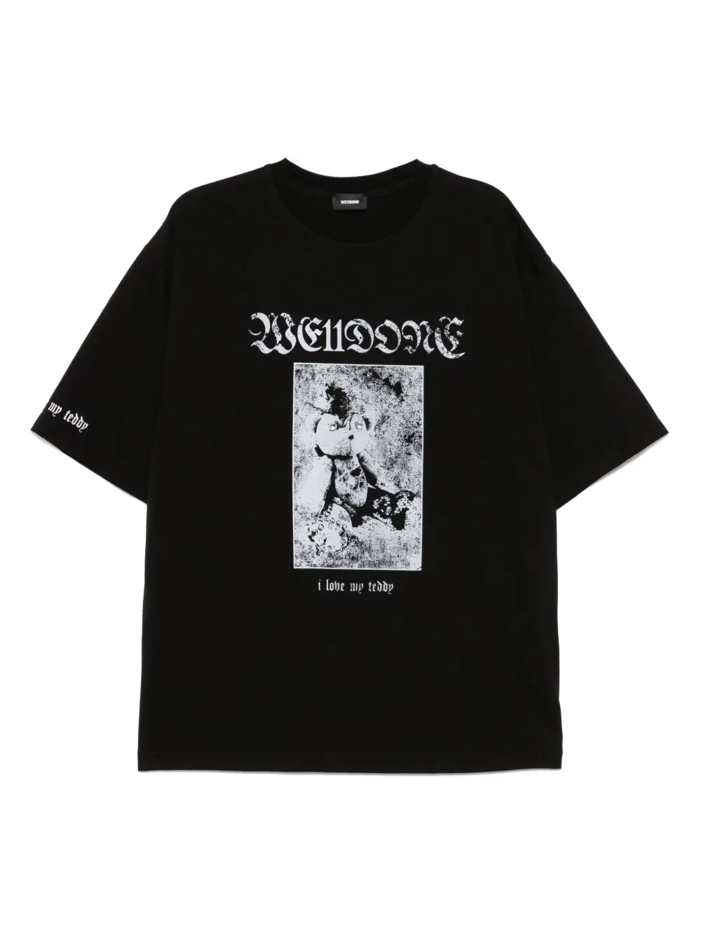 We11done playera Punk Teddy | negro | Image 1