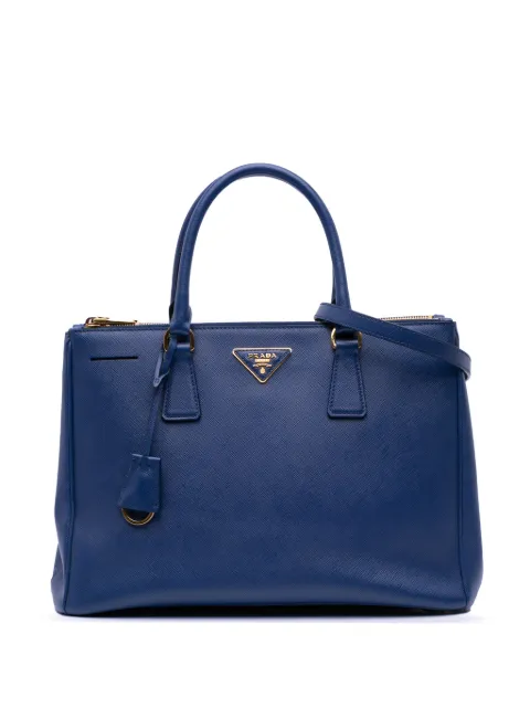 Prada Pre-Owned 2013-2024 Medium Saffiano Lux Galleria Double Zip satchel