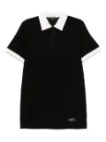 We11done polo mini dress - Black