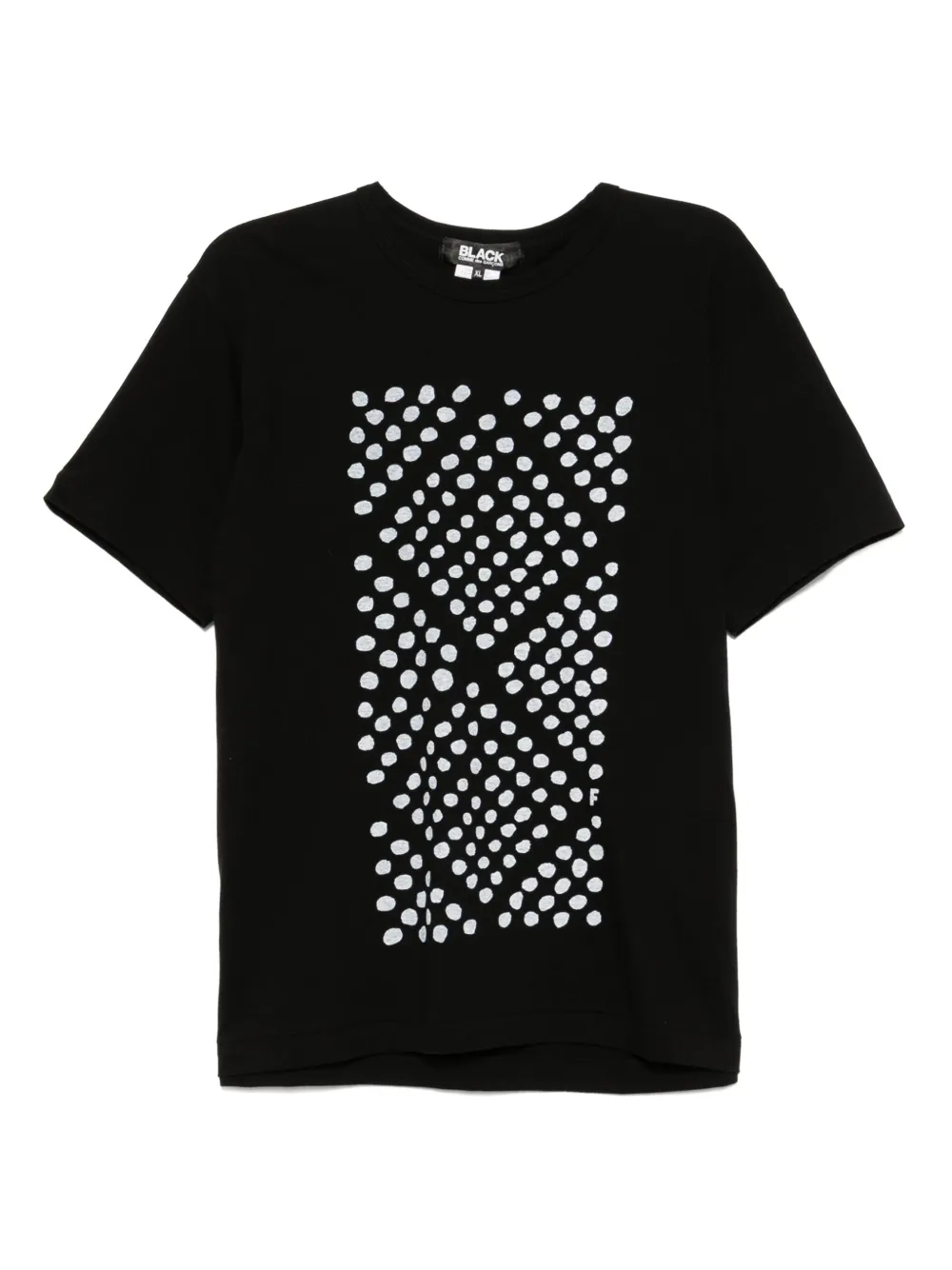 Black Comme Des Garçons playera estampada | negro | Image 1