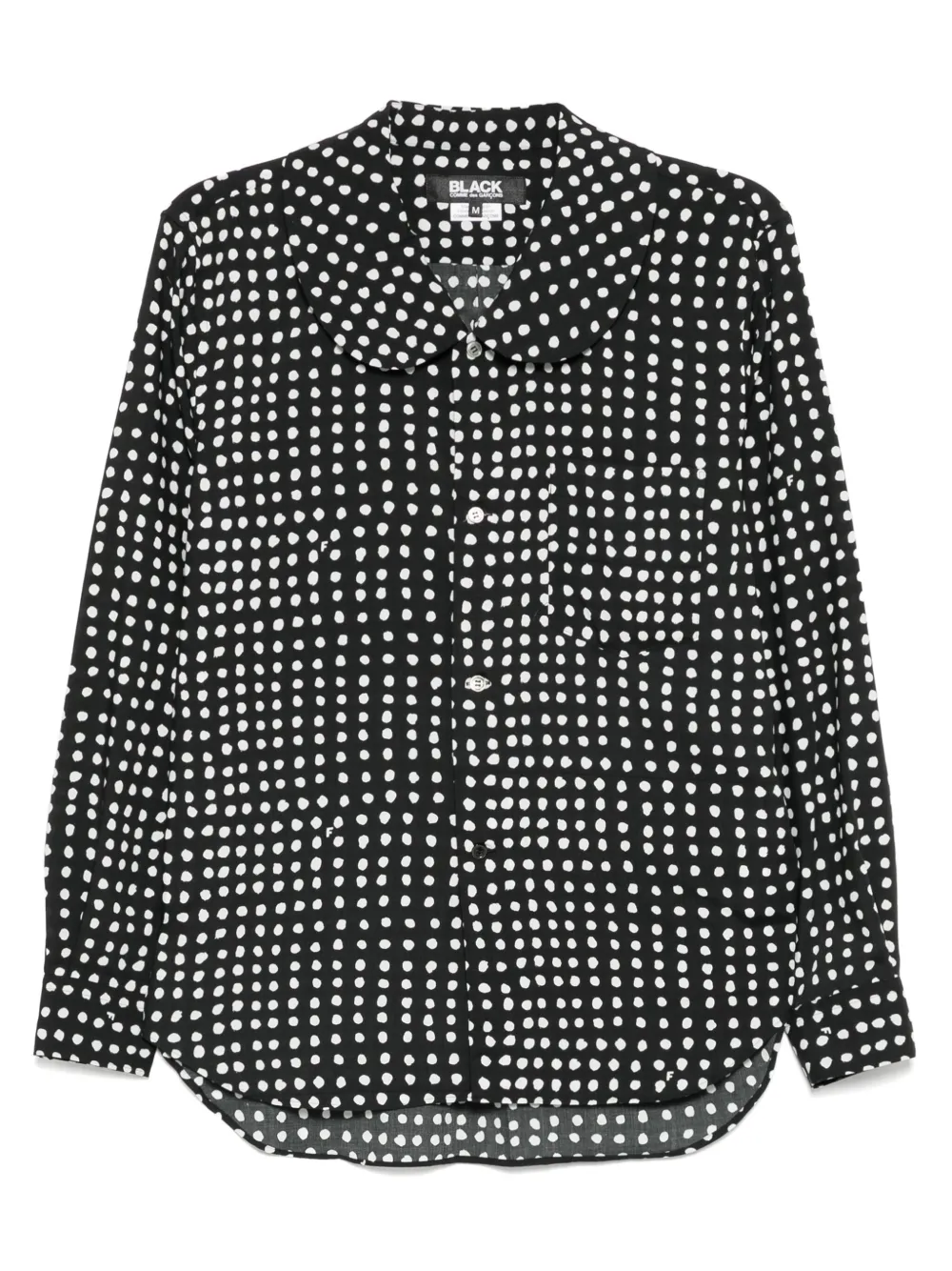 Shop Black Comme Des Garçons Filip Pagowski Striped Shirt
