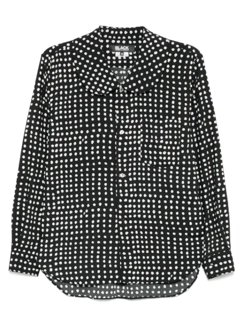 Black Comme Des Garçons Filip Pagowski striped shirt
