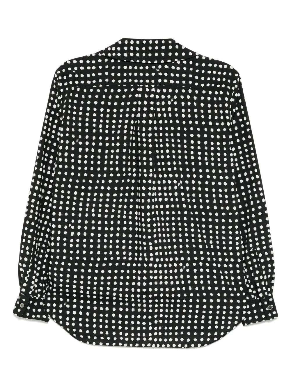 Black Comme Des Garçons Filip Pagowski gestreepte blouse - Zwart