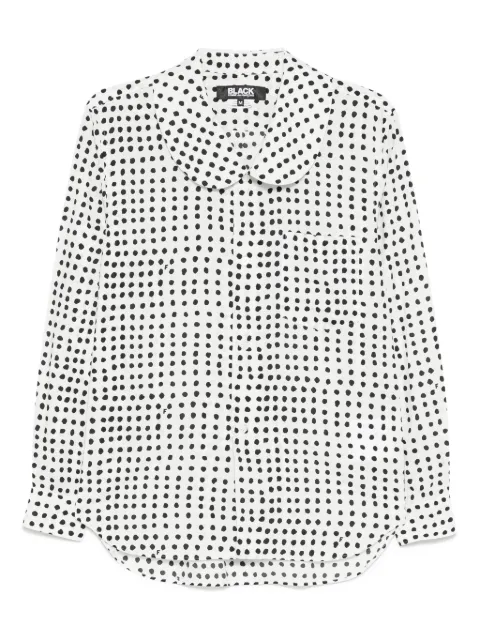 Black Comme Des Garçons Filip Pagowski striped shirt
