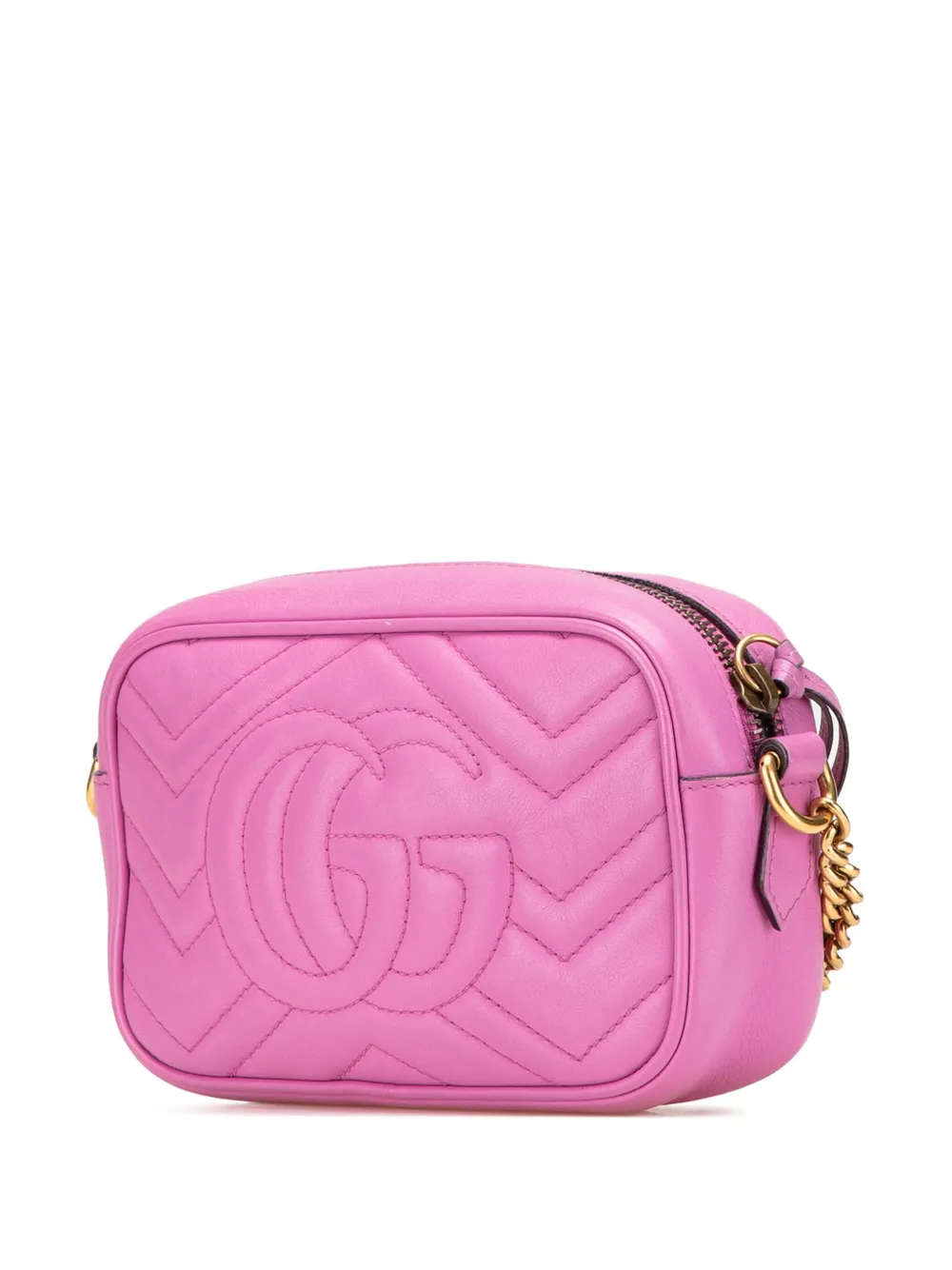 Gucci Pre-Owned Borsa a tracolla GG Marmont Matelasse mini in pelle 2016-2025 | Borse Pre-owned | Image 3
