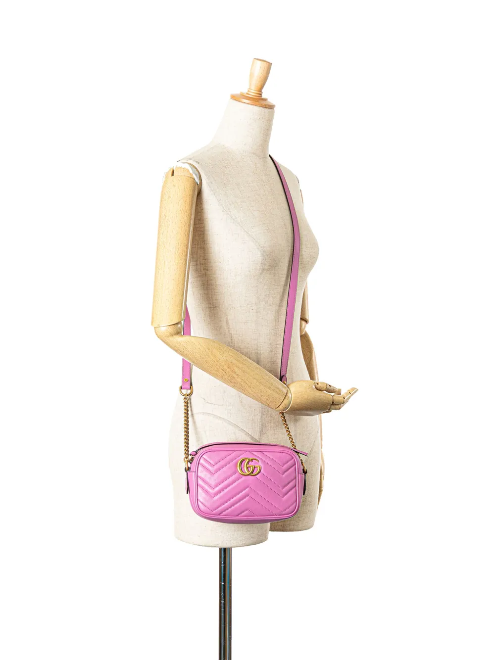 Gucci Pre-Owned Borsa a tracolla GG Marmont Matelasse mini in pelle 2016-2025 | Borse | Image 2