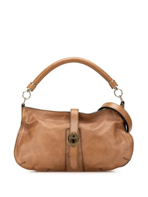 Burberry Pre-Owned 2000-2017 Leather Bartow satchel
