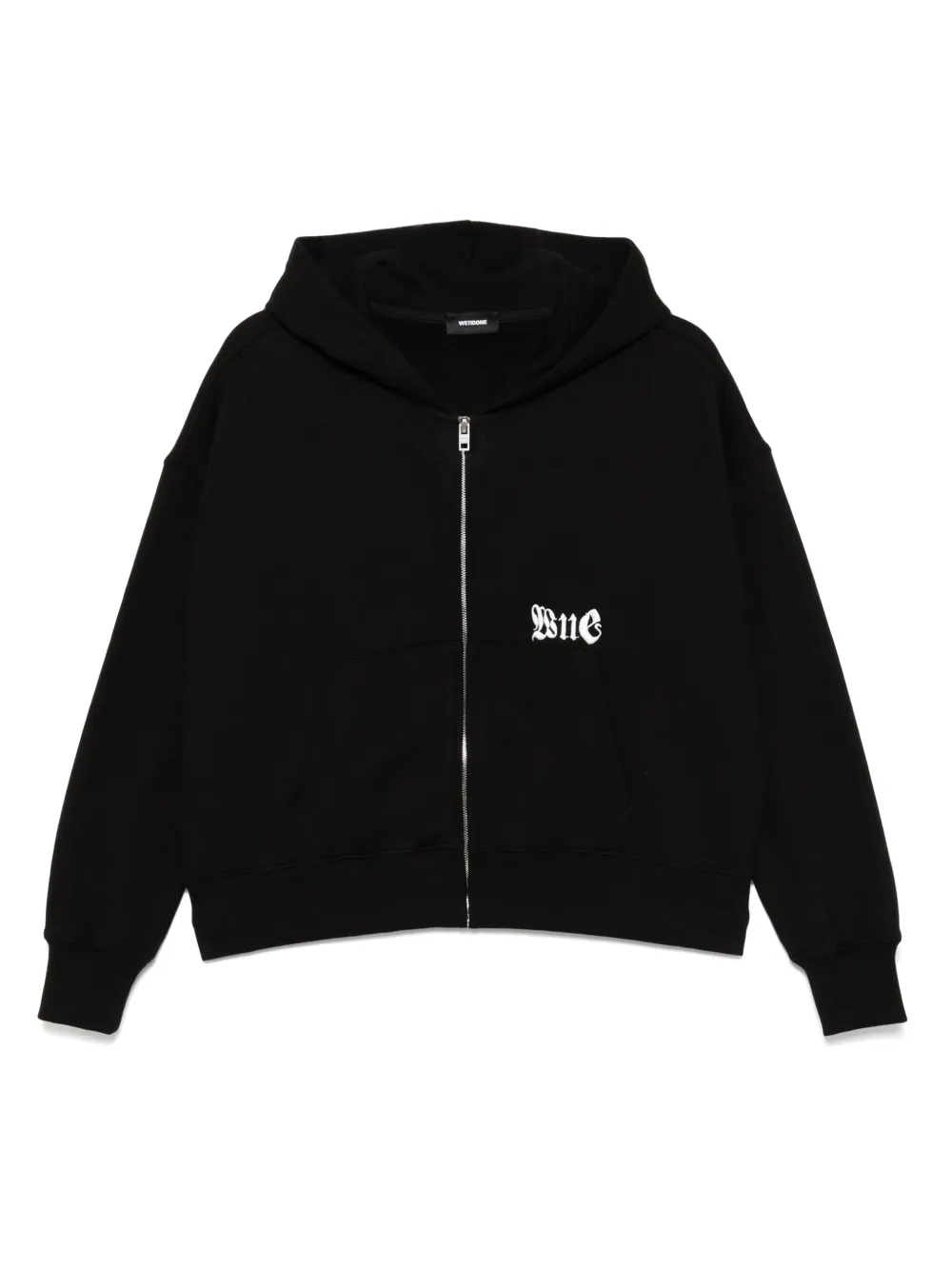 We11done hoodie con logo y cierre | negro | Image 1