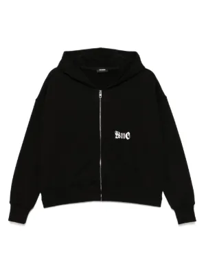 【関税込み】We11done ブラック ブークレ レターロゴ フーディ We11done for Women - Shop New Arrivals on FARFETCH