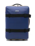 K-Way logo-plaque suitcase - Blue