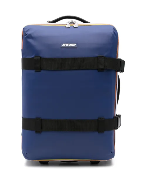 K-Way logo-plaque suitcase