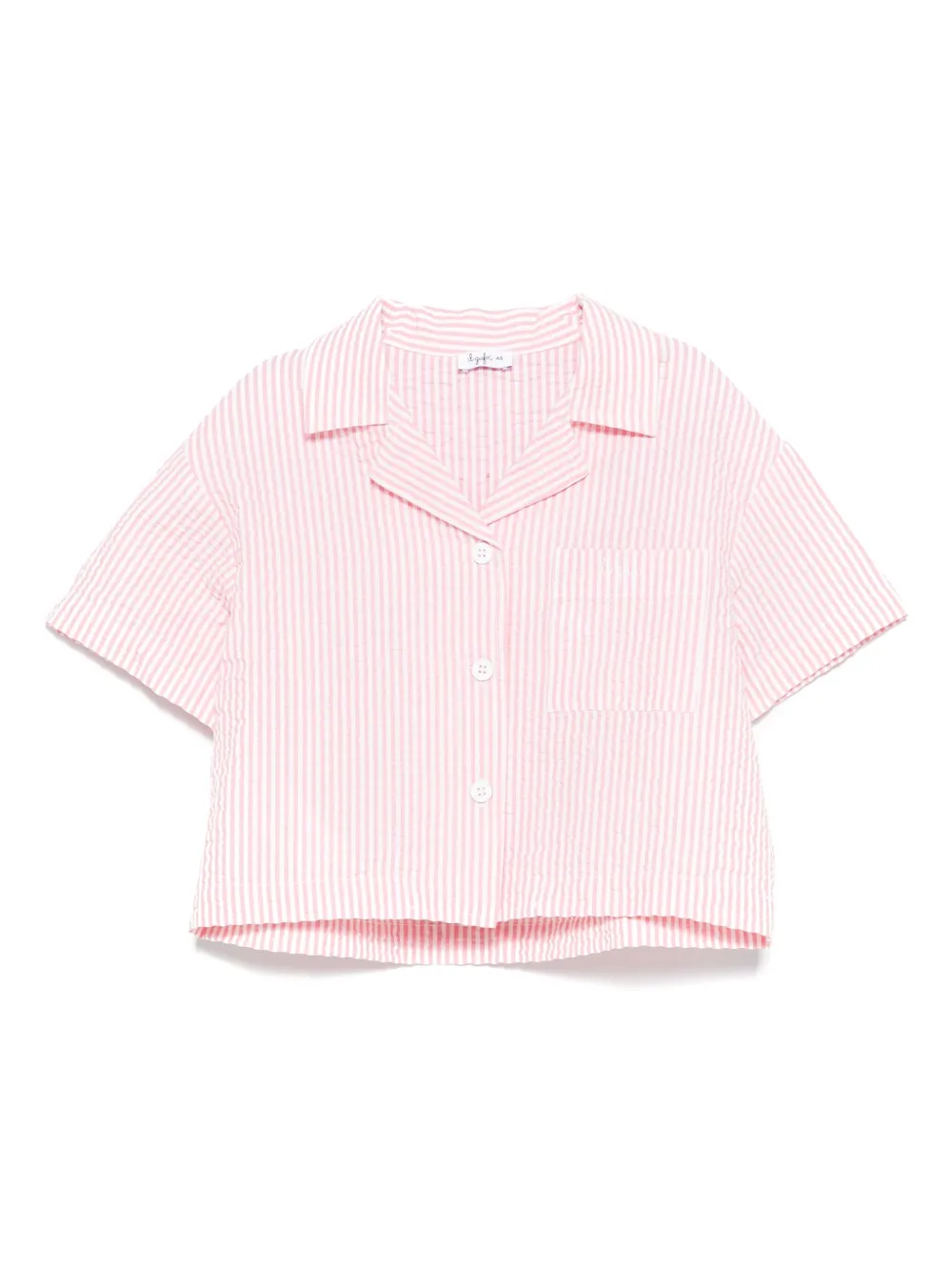 Il Gufo striped shirt - ピンク Il Gufo striped shirt - ピンク