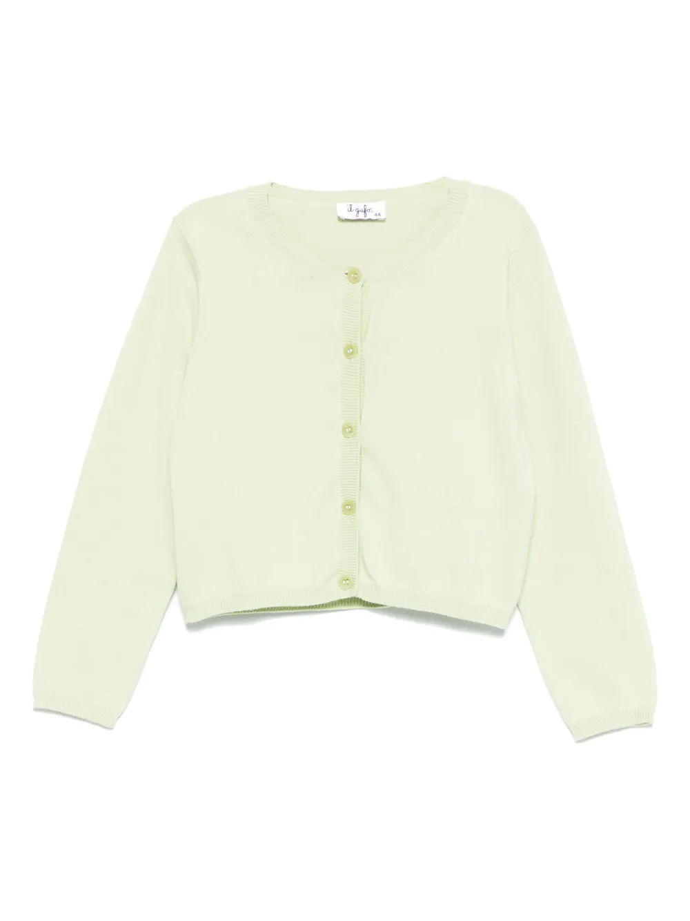 Il Gufo Katoenen vest Groen