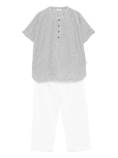 Il Gufo striped trousers set