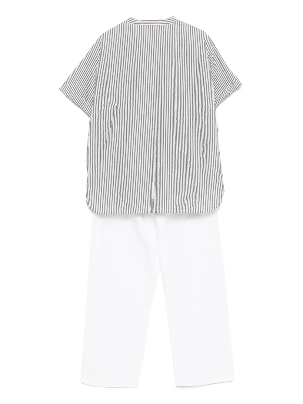 Il Gufo striped trousers set | Boys Trouser Sets | Image 2