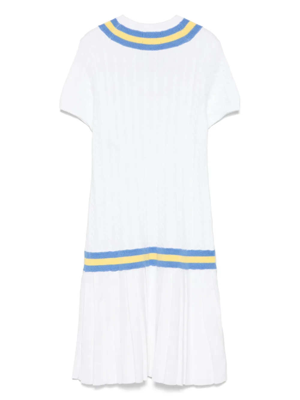 POLO RALPH LAUREN KIDS Trui-jurk met cricketstreep Wit