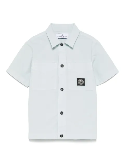 Stone Island Junior stretch-cotton shirt